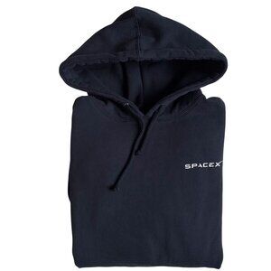SpaceX Pullover Hoodie (Navy Blue) - Size Medium